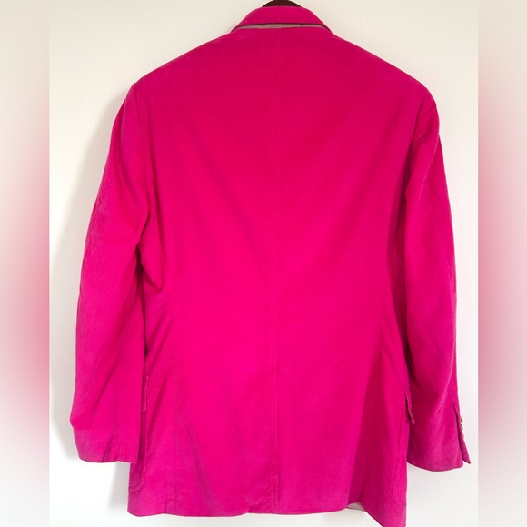Polo Ralph Lauren Men’s 38 R Pink Corduroy Blazer RARE! - Picture 10 of 12